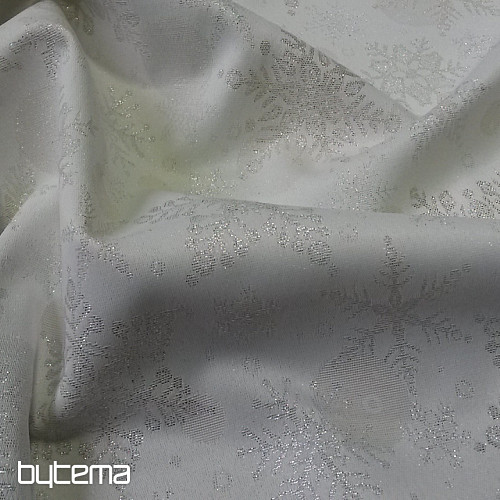 Jacquard deco SNOWFLAKES II. silver
