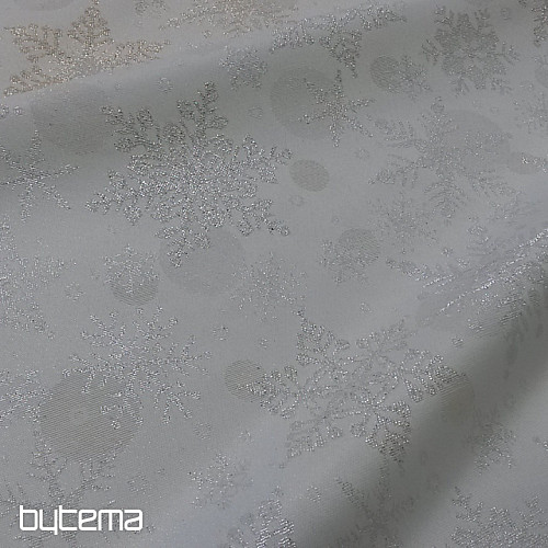 Jacquard deco SNOWFLAKES II. silver