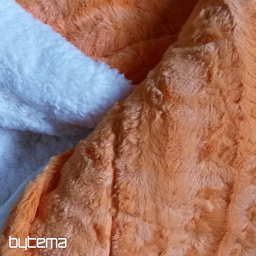 Jacquard blanket SHEEP - 150x200 orange