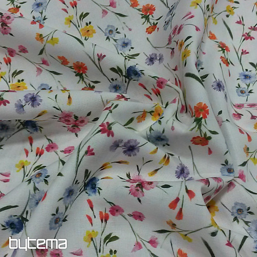 Cotton fabric JARDINS C multicolor