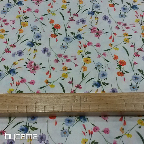 Cotton fabric JARDINS C multicolor