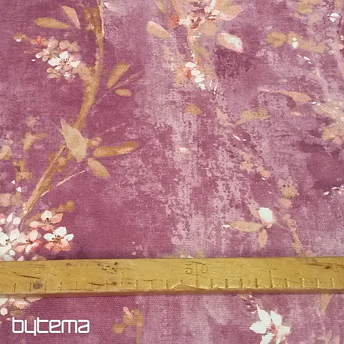Decorative fabric MUHLY flowers