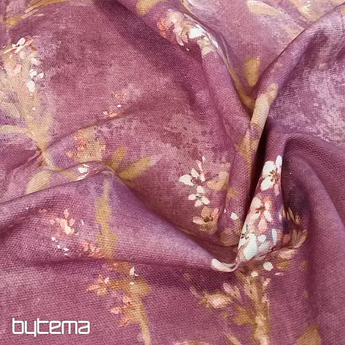 Decorative fabric MUHLY flowers