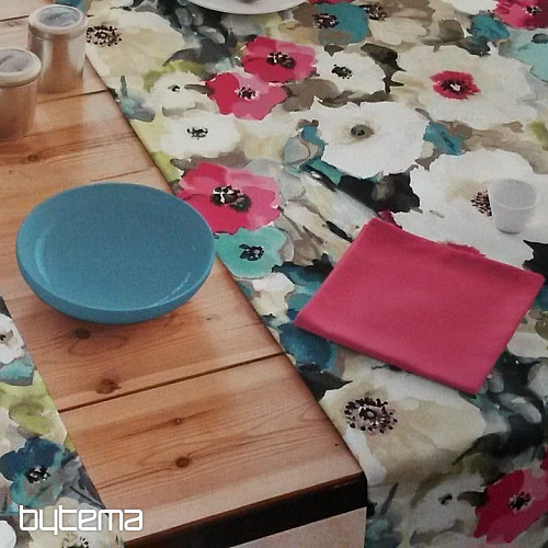 Decorative fabric MONET flowers
