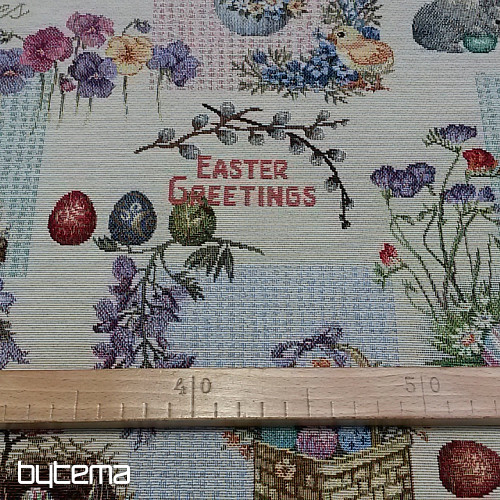 Tapestry fabric HAPPY EASTER