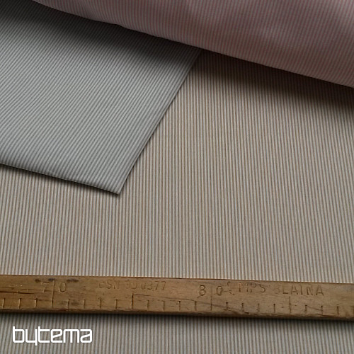 Cotton fabric BABY STRIPE beig