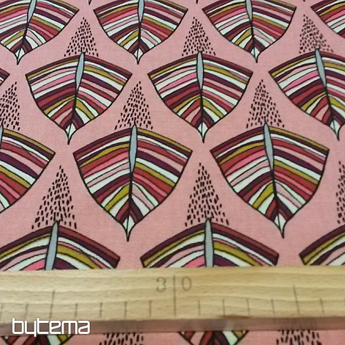 Decorative fabric EKOZI pink