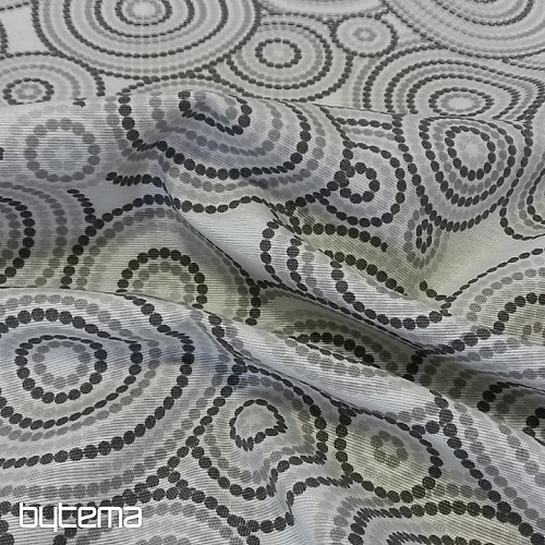 Decorative fabric MANDALA ECO grey
