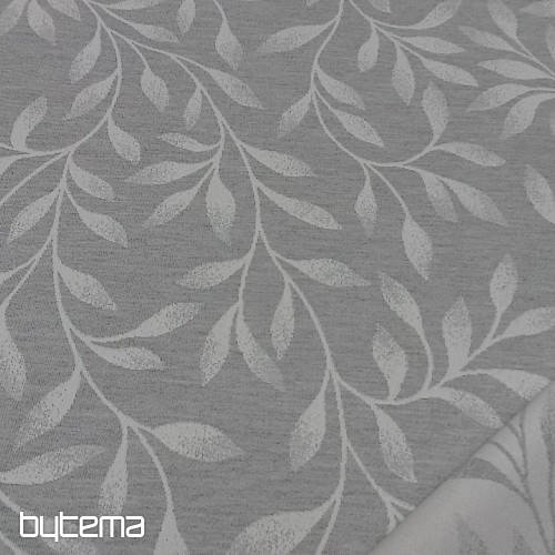 Jacquard deco NIGHT LEAFS Grey