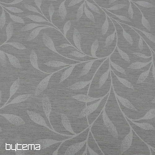 Jacquard deco NIGHT LEAFS Grey