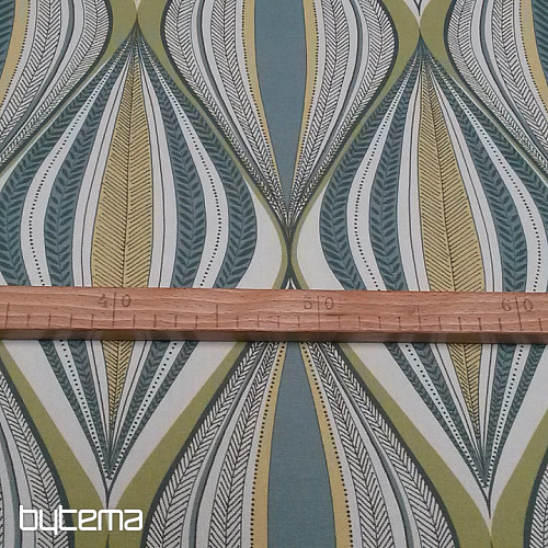 Decorative fabric ROMBOS green
