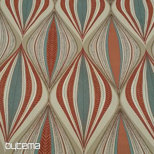 Decorative fabric ROMBOS brown