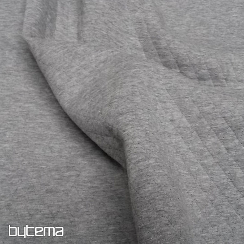 Cotton jersey LOSANGE grey