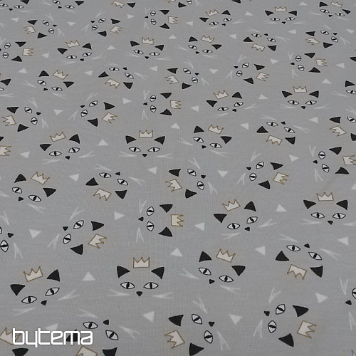 Cotton jersey MAOUCHA grey