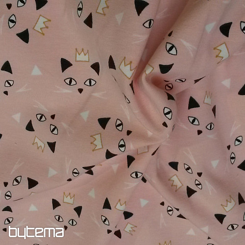 Cotton jersey MAOUCHA pink
