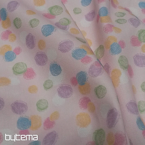 Decorative fabric LAMINI spot rosa