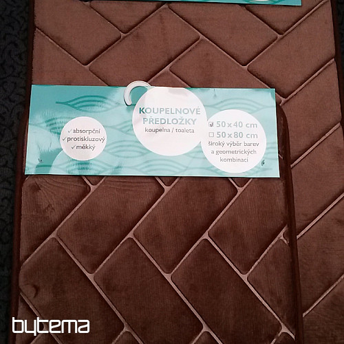 Bath mat 7288 Coffee