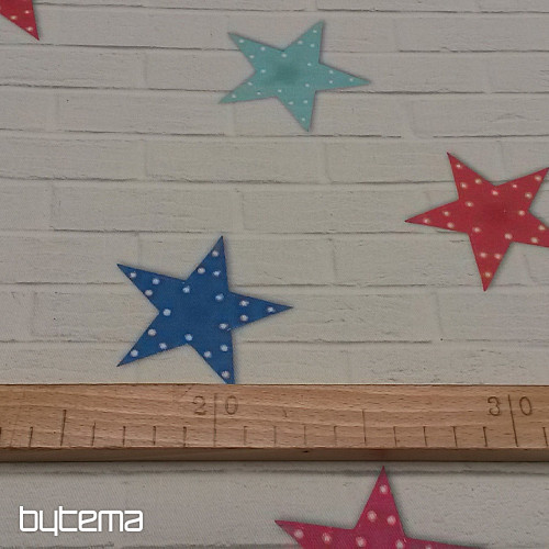 Children decorative fabric STARS