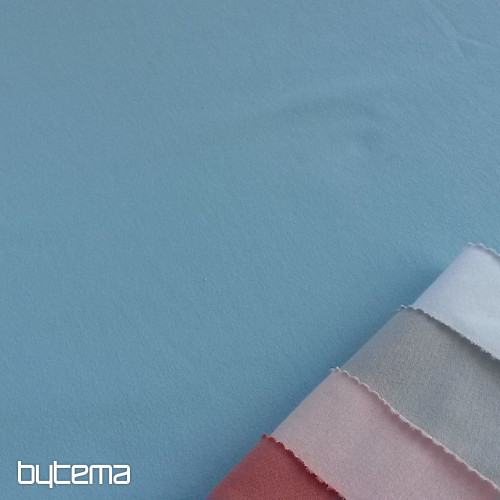 Cotton jersey TEINTURE light blue