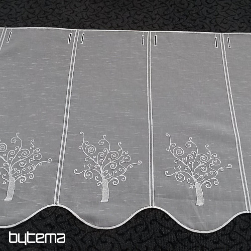 Woven Curtain 11646 white