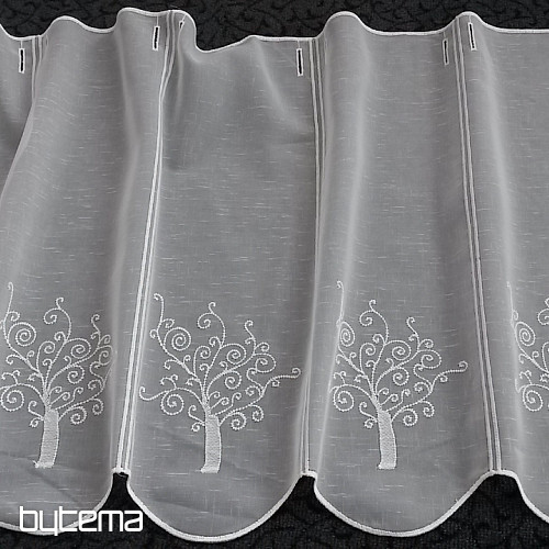 Woven Curtain 11646 white