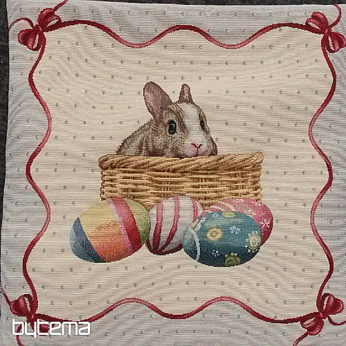 Tapestry pillow-case EASTER BUNNY
