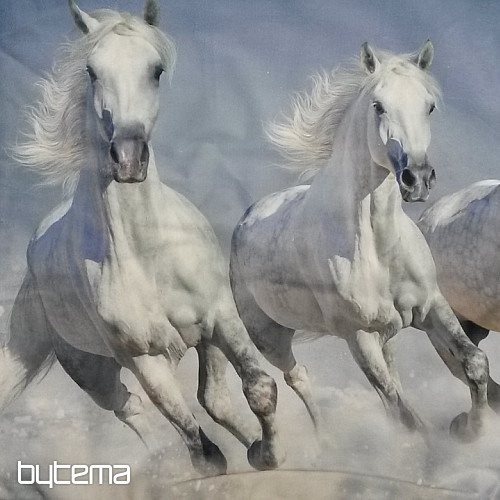 Decorative coating HORSES IN WINTER