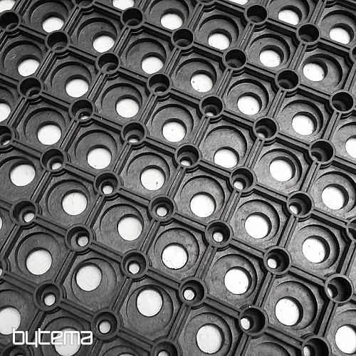Rubber black mat