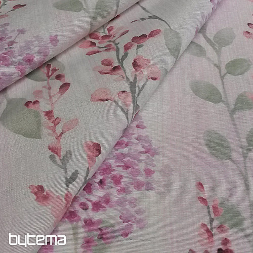Decorative fabric VALQUIRA leaves 301
