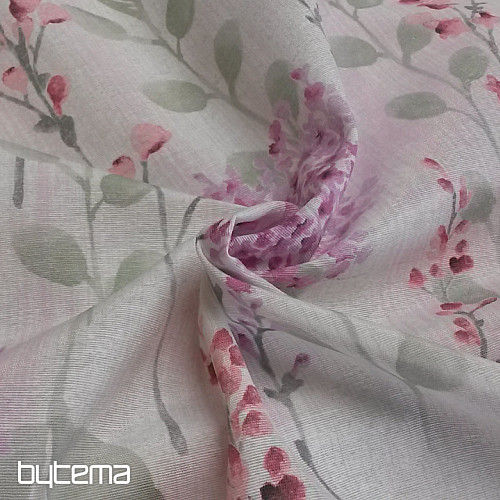 Decorative fabric VALQUIRA leaves 301
