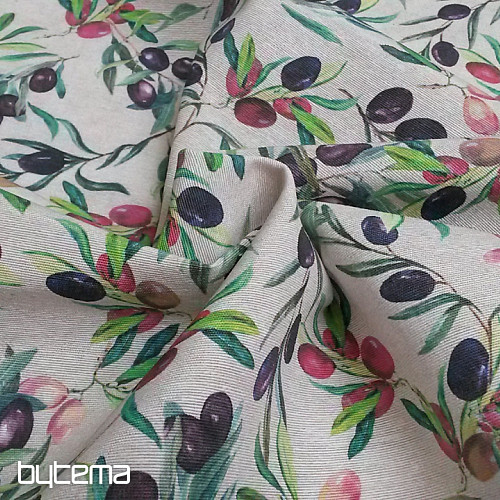 Decorative fabric VERCORS OLIVE