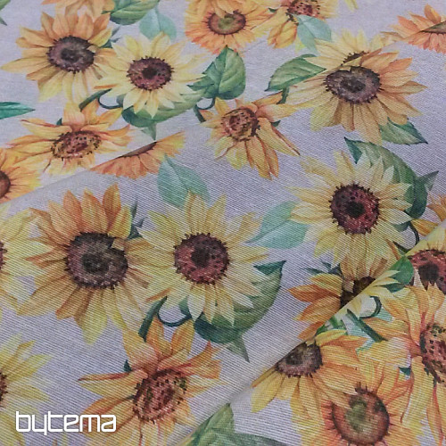 Decorative fabric SUNFLOWER ROSANS