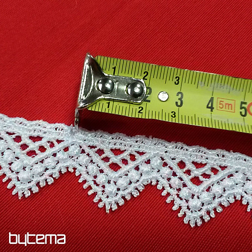 Macrame Lace 5451/0010 3 cm white