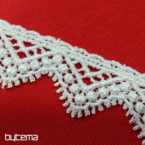 Macrame Lace 5451/0010 3 cm white