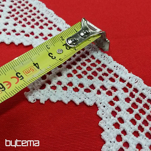 Macrame Lace 5432/0010 5,3 cm white matt