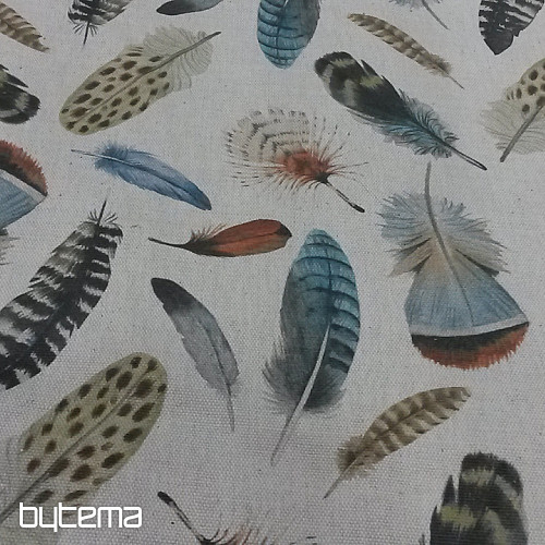 Decorative fabric OTONO FEATHERS 601 digital print