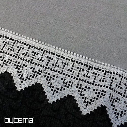 Brise-bise woven curtain 81864 white