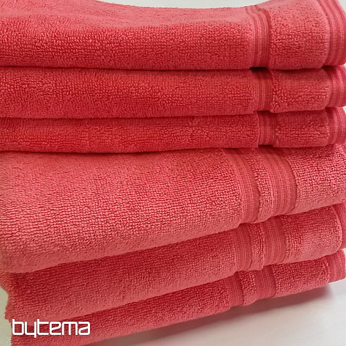 Luxury towel and bath towel MANHATTAN GOLD 207 orange