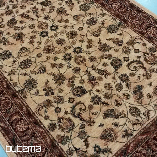 Luxurious woolen carpet ROYAL allover flower