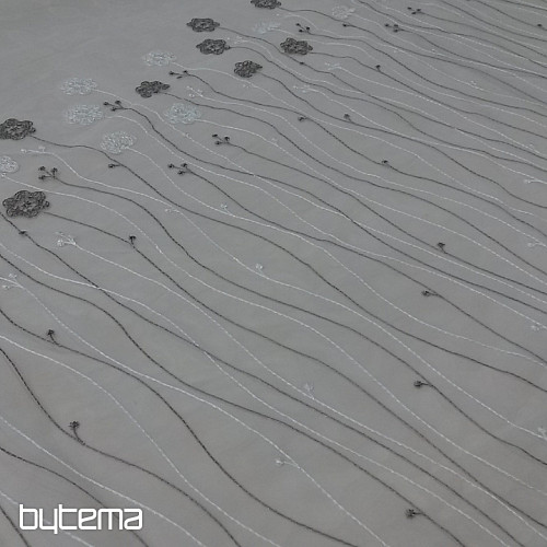 Modern embroidered curtain 597/500