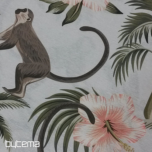 Decorative fabric AMERIKA monkey