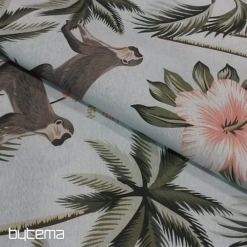 Decorative fabric AMERIKA monkey