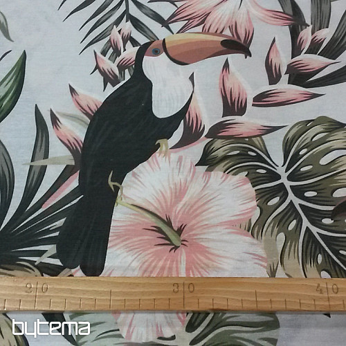Decorative fabric AMERIKA toucan