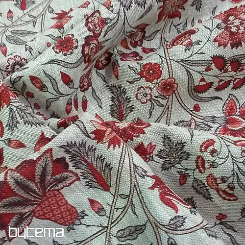 Linen fabric KARIN natur