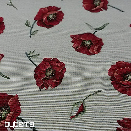 Decorative fabric POPPIES