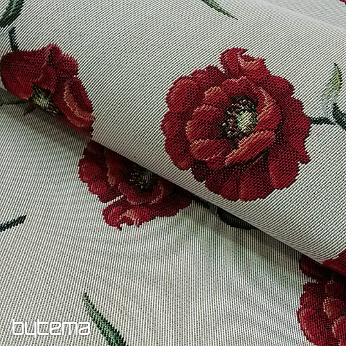 Decorative fabric POPPIES