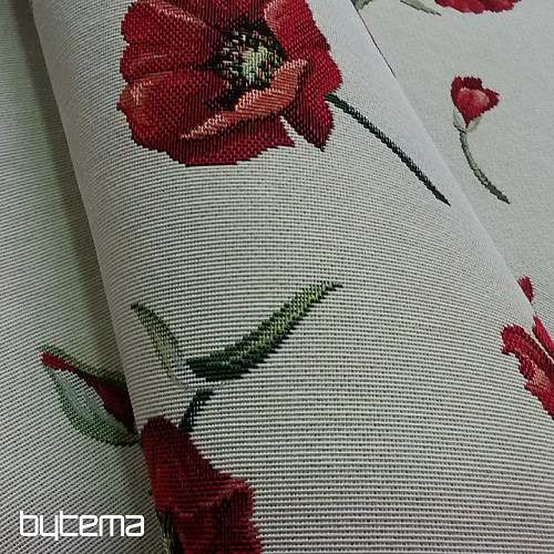 Decorative fabric POPPIES