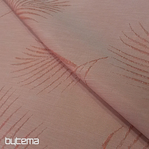 Decorative fabric PALOMA salmon color