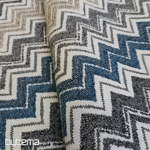 Upholstery Fabric  LUSA zik zak kerosene