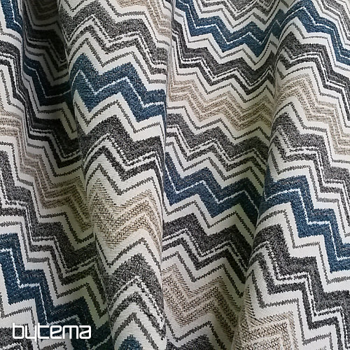 Upholstery Fabric  LUSA zik zak kerosene